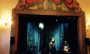 Sound check at Settle Victoria Hall 'O Hooley & Tidow' Gig